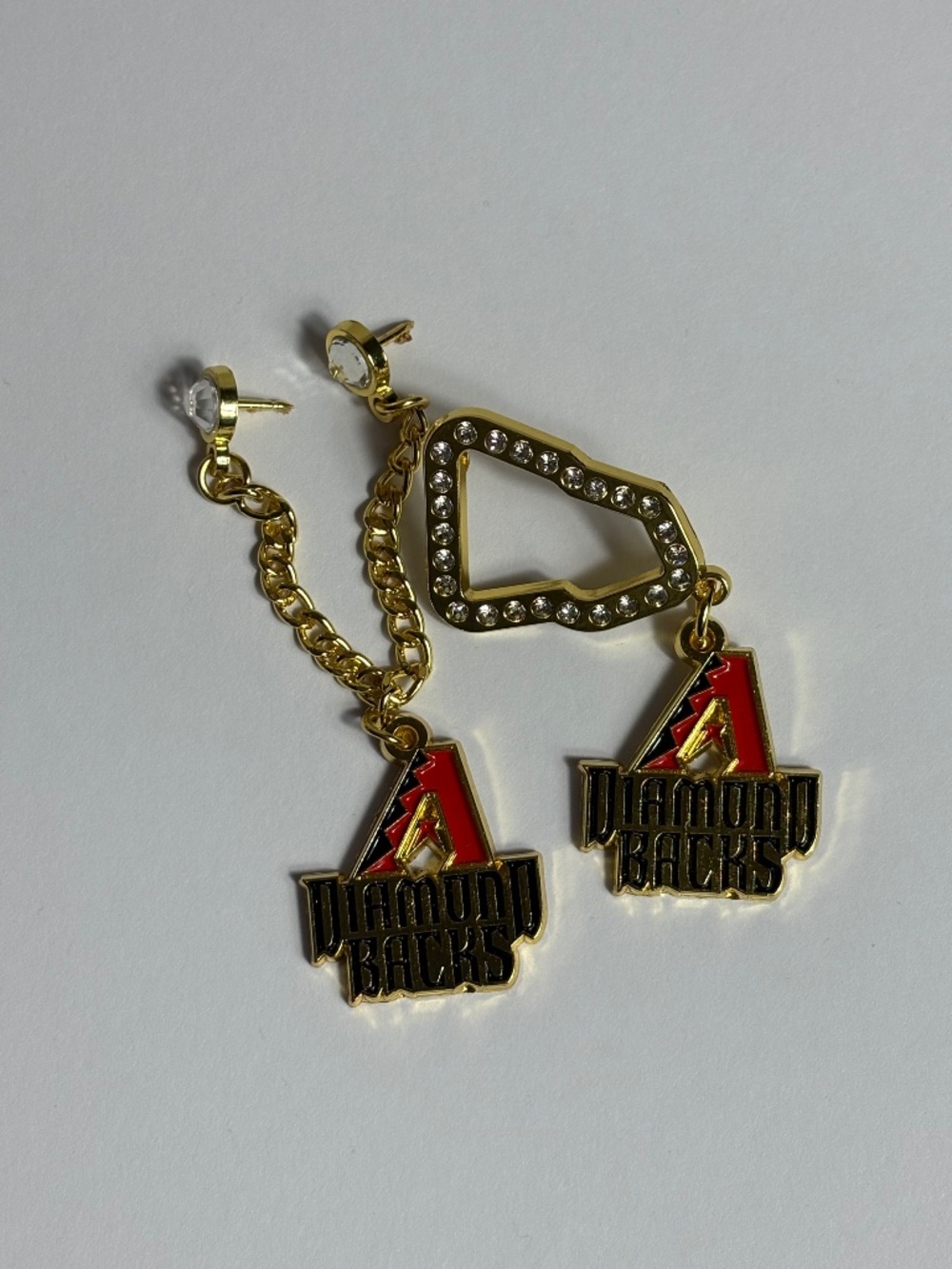 2 New Era Arizona Diamondbacks Hat Chain Frame Pin Bundle Hats Pins Hats Gold